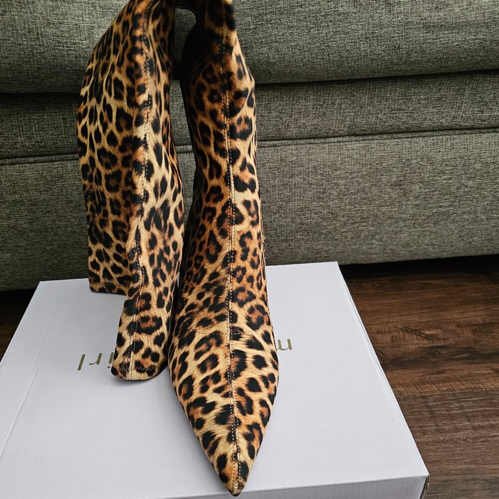 Madden Girl Deserai Wide Calf Over the Knee Kitten Heel Boots